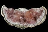 Pink Amethyst Geode Section - Argentina #113315-1